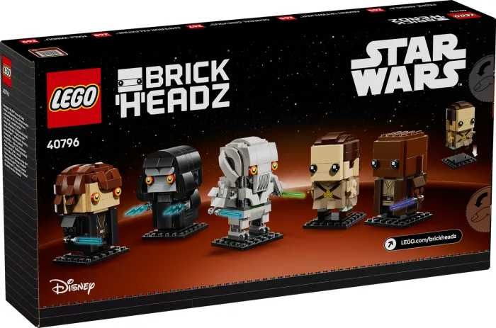 Конструктор LEGO BRICK HEADZ 40796 Star Wars Герої та Лиходії