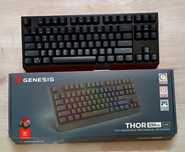 Klawiatura Genesis Thor 230 TKL Lite rainbow led PC,Ps4,Ps5,Xbox