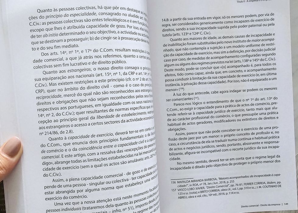 Direito comercial: direito de empresa
