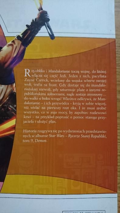 Komiks pt. Star Wars Rycerze Starej Republiki: Wojna, tom 10