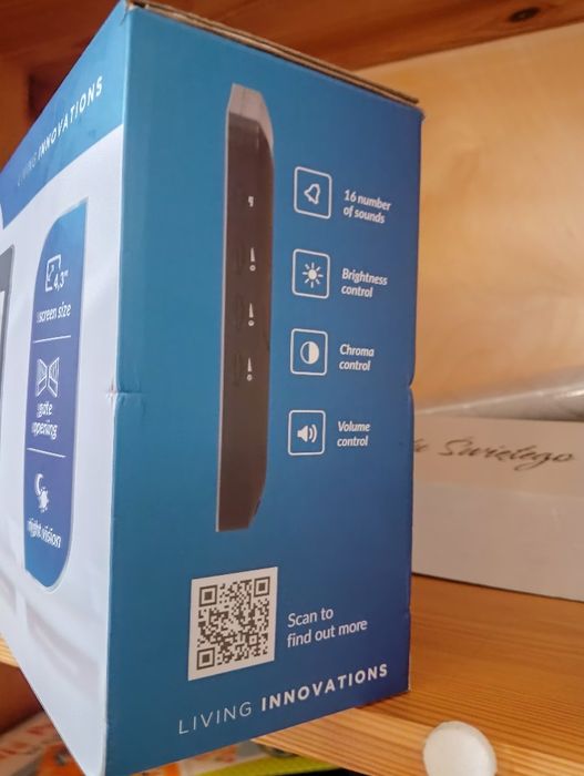 Wideodomofon z ekranem i 30m przewodu