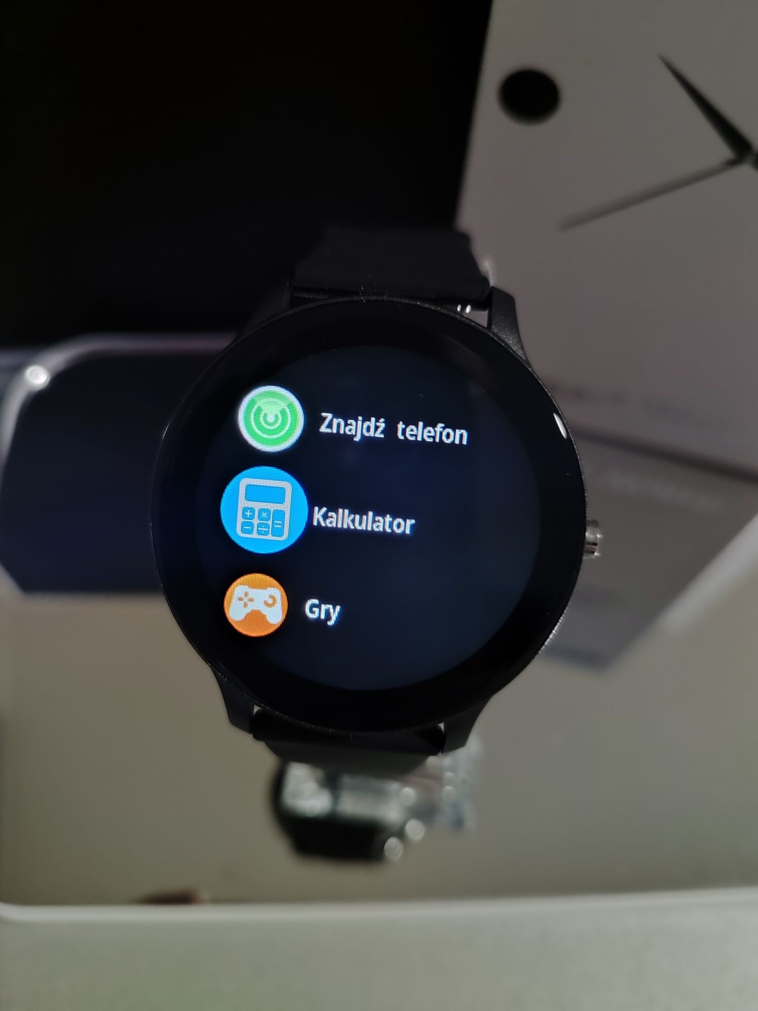 Nowy smartwatch zegarek bluetooth czarny