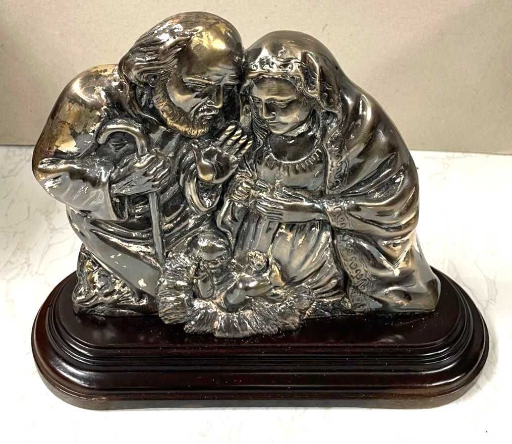 Natividade, presepio em prata fina com certificado