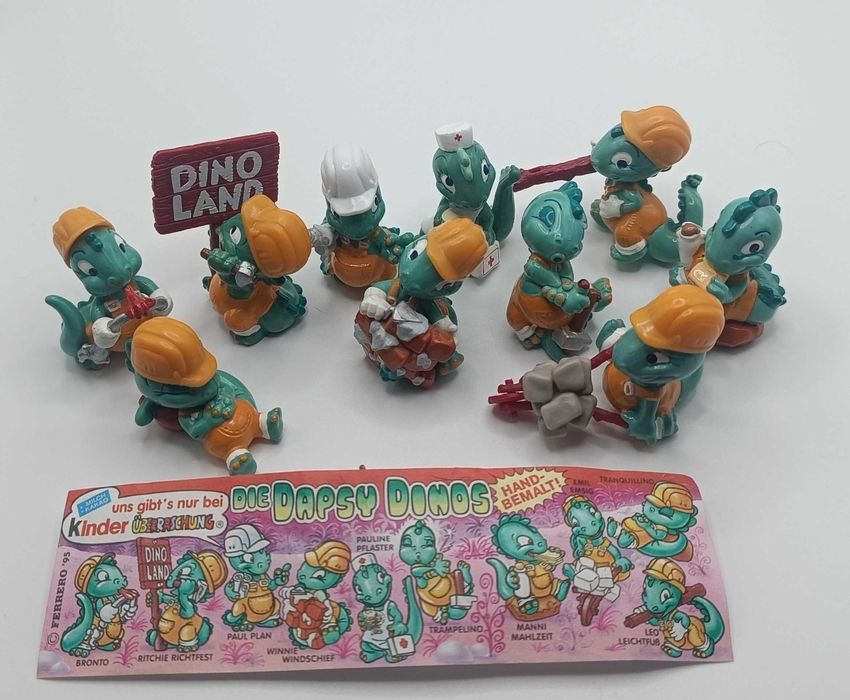 Figurki Kinder niespodzianka smoki budowa