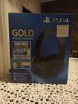 GOLD WIRELESS HEADSET (fones ps4/ps5 wireless)