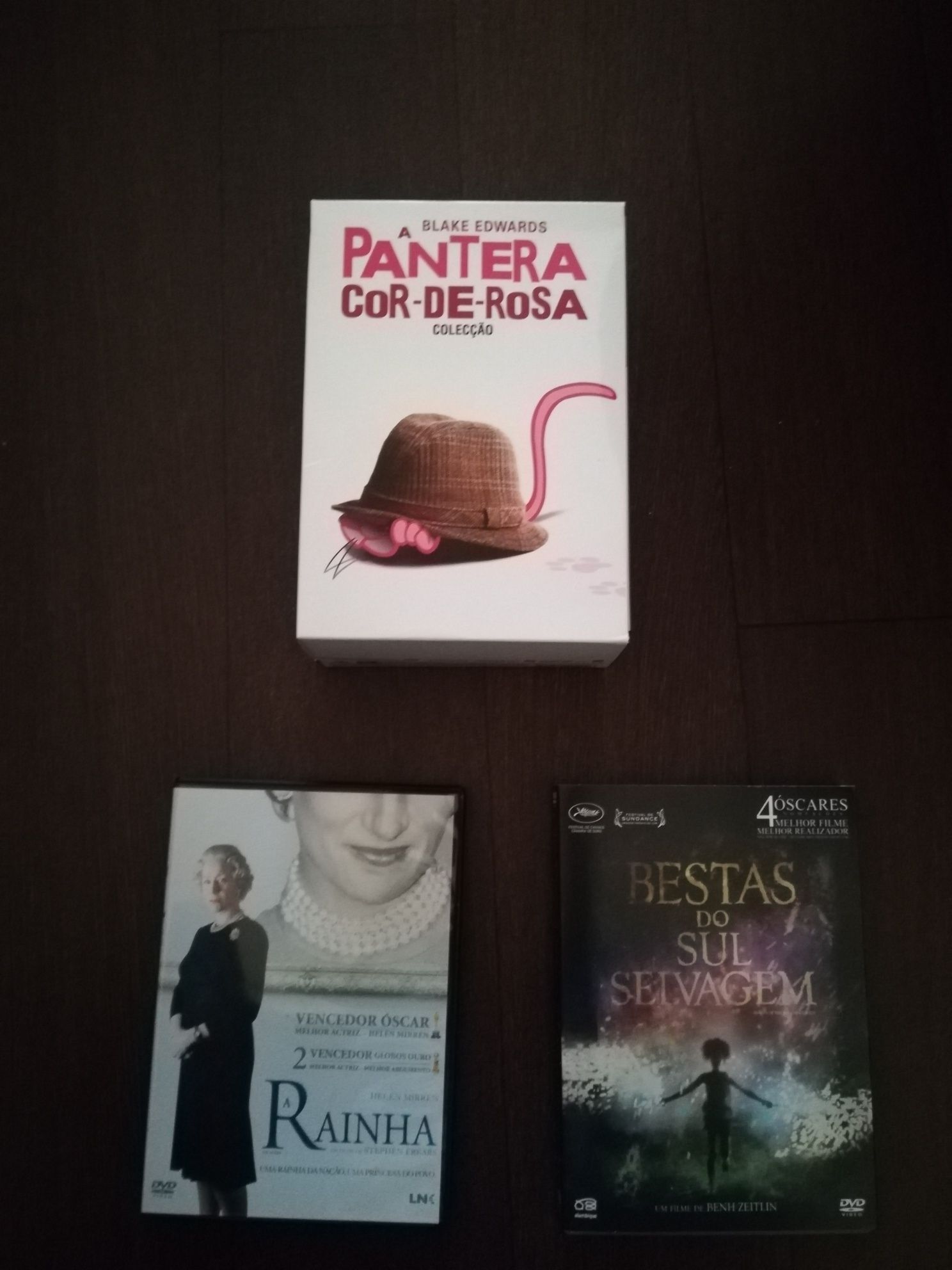 Lote de DVD's - A Rainha, Um Azar do Caraças, Bestas do Sul Selvagem