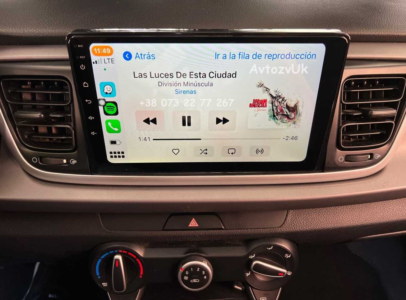 Магнитола RIO Kia STONIC Киа Рио GPS 2 дин Дисплей CarPlay Android 14