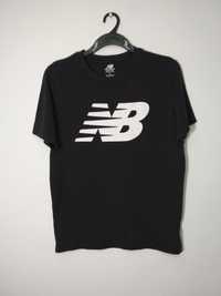 New Balance t-shirt czarna koszulka L