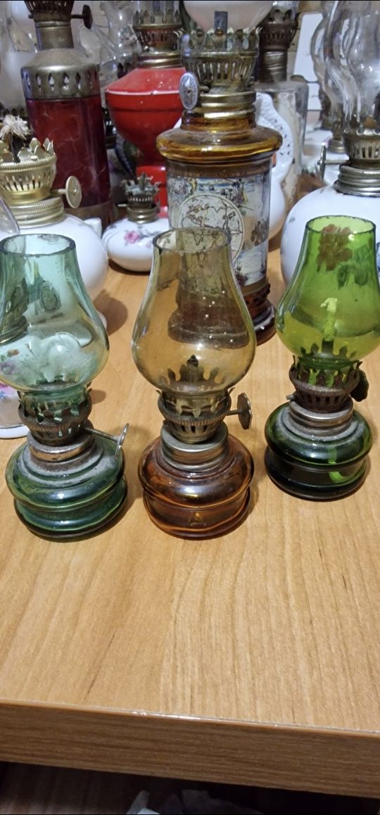 Lampy naftowe zabytkowe