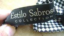 Starocie z PRL - Moda = Muszka męska Estilo Sabroso