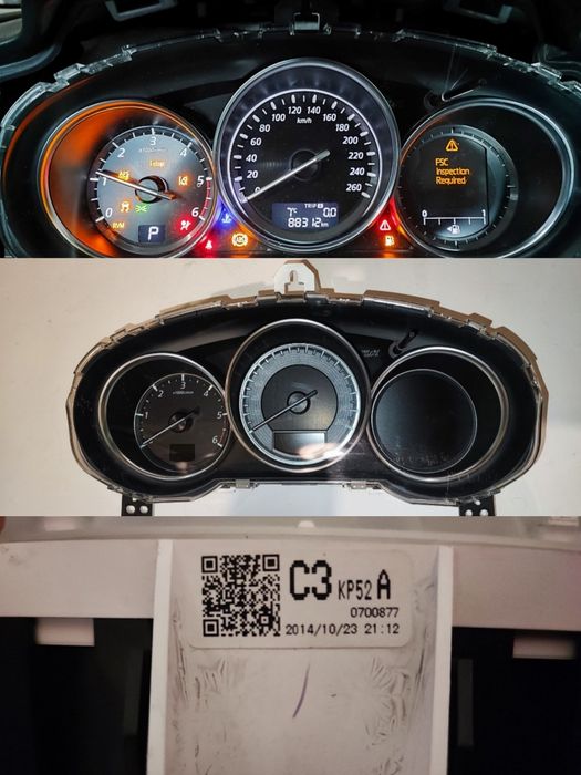 Zegary licznik Mazda Cx5 GLKA1JC Europa C3KP52A GMKA1KB 182067km 16rok