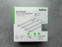 Zestaw 2 kabli Belkin BoostCharge USB-C do USB-C 2m 60w / 2 x kabel