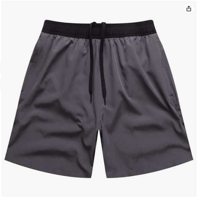 Męskie spodenki/szorty na basen Arcweg kolor szary rozmiar S