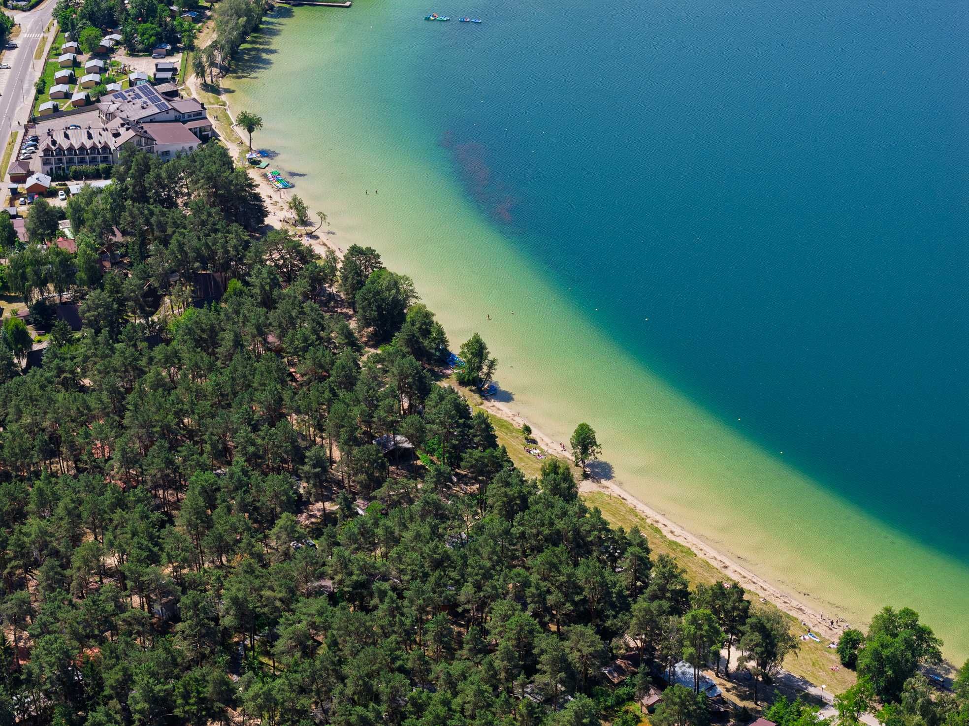 Działka Okuninka  j. Białe blisko głównej plaży