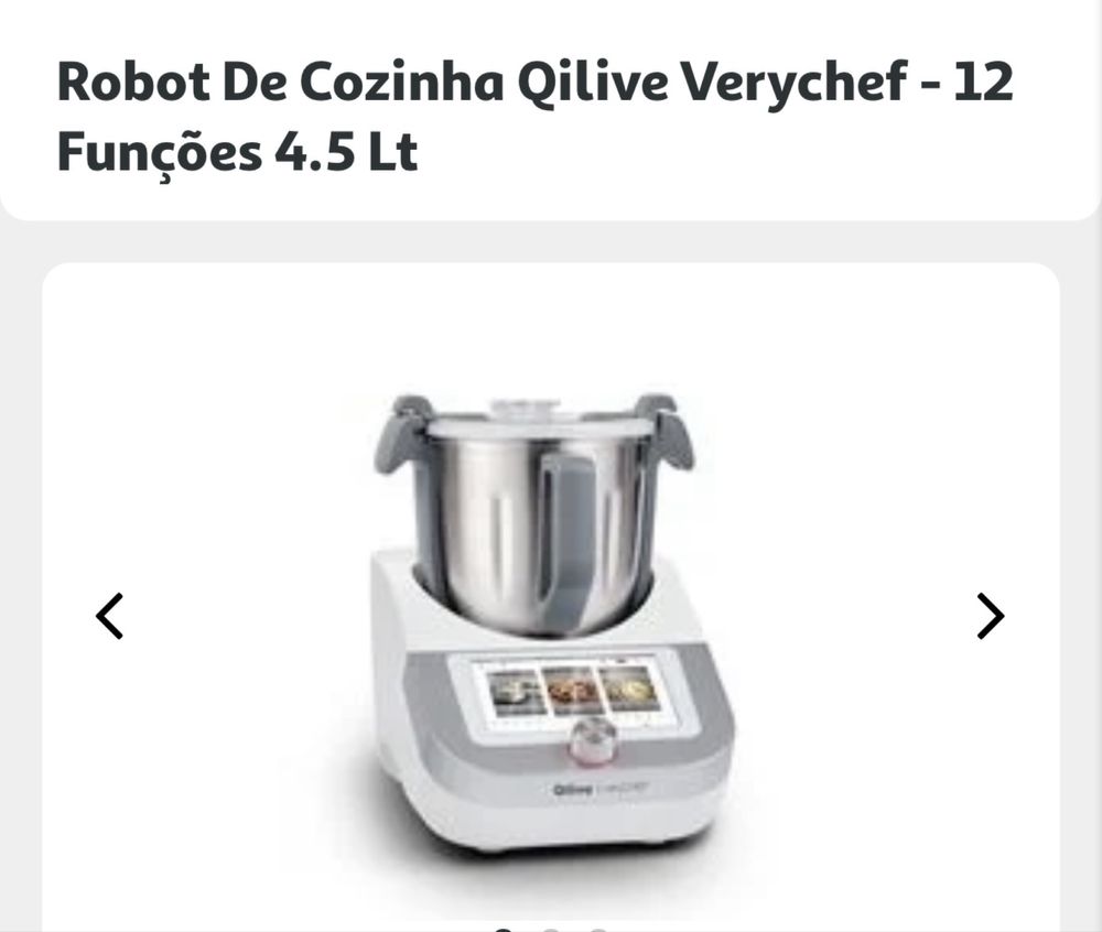 Robo de cozinha verychef