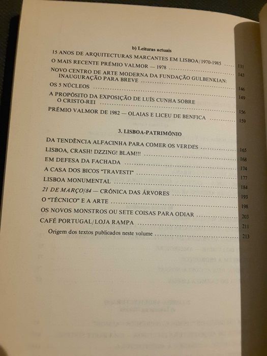 Lisboa Arquitectura e Património / Páginas de História de Arte