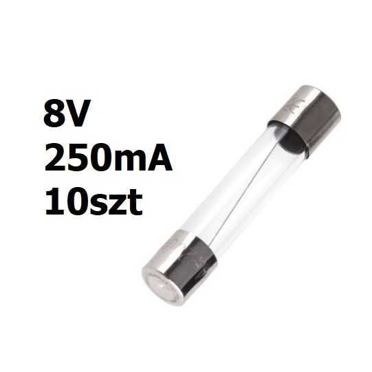 Żarówka osiowa 8V DC 0,25A 31mm 10szt