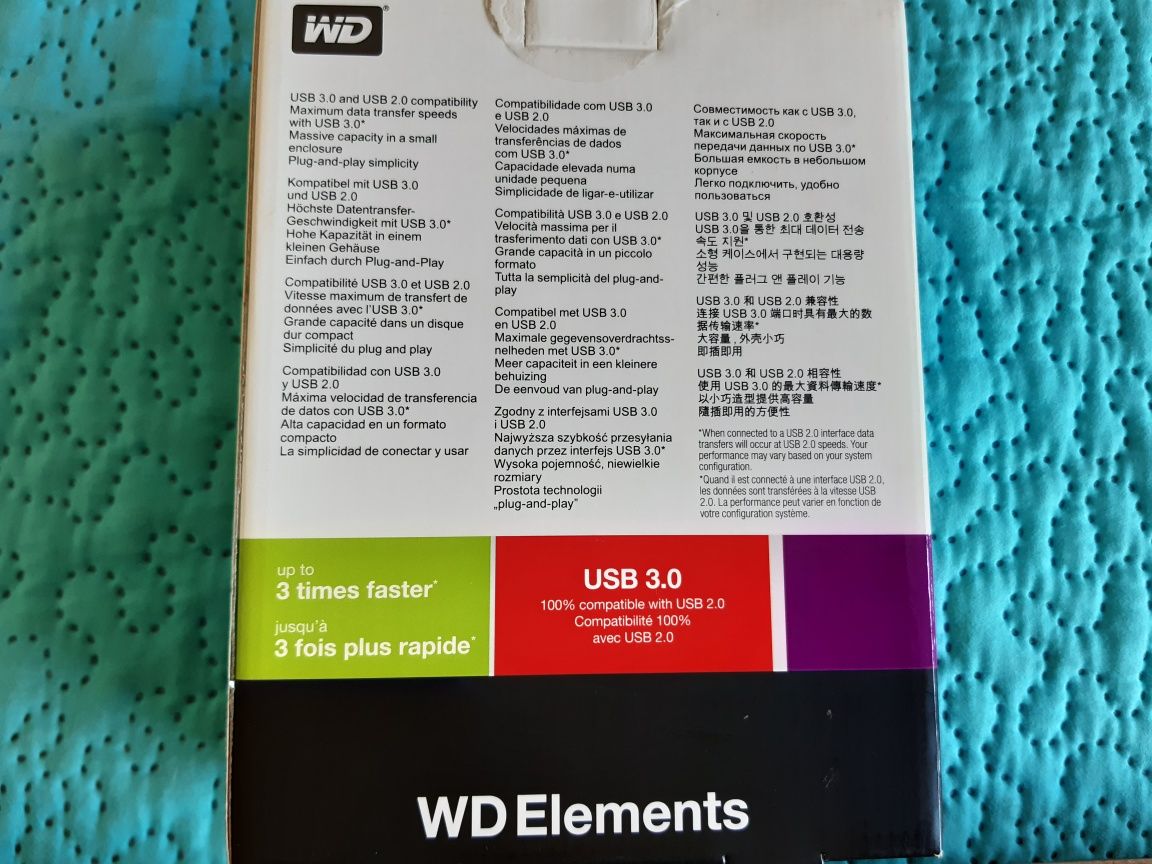Disco externo WD Elements 1.5 TB
