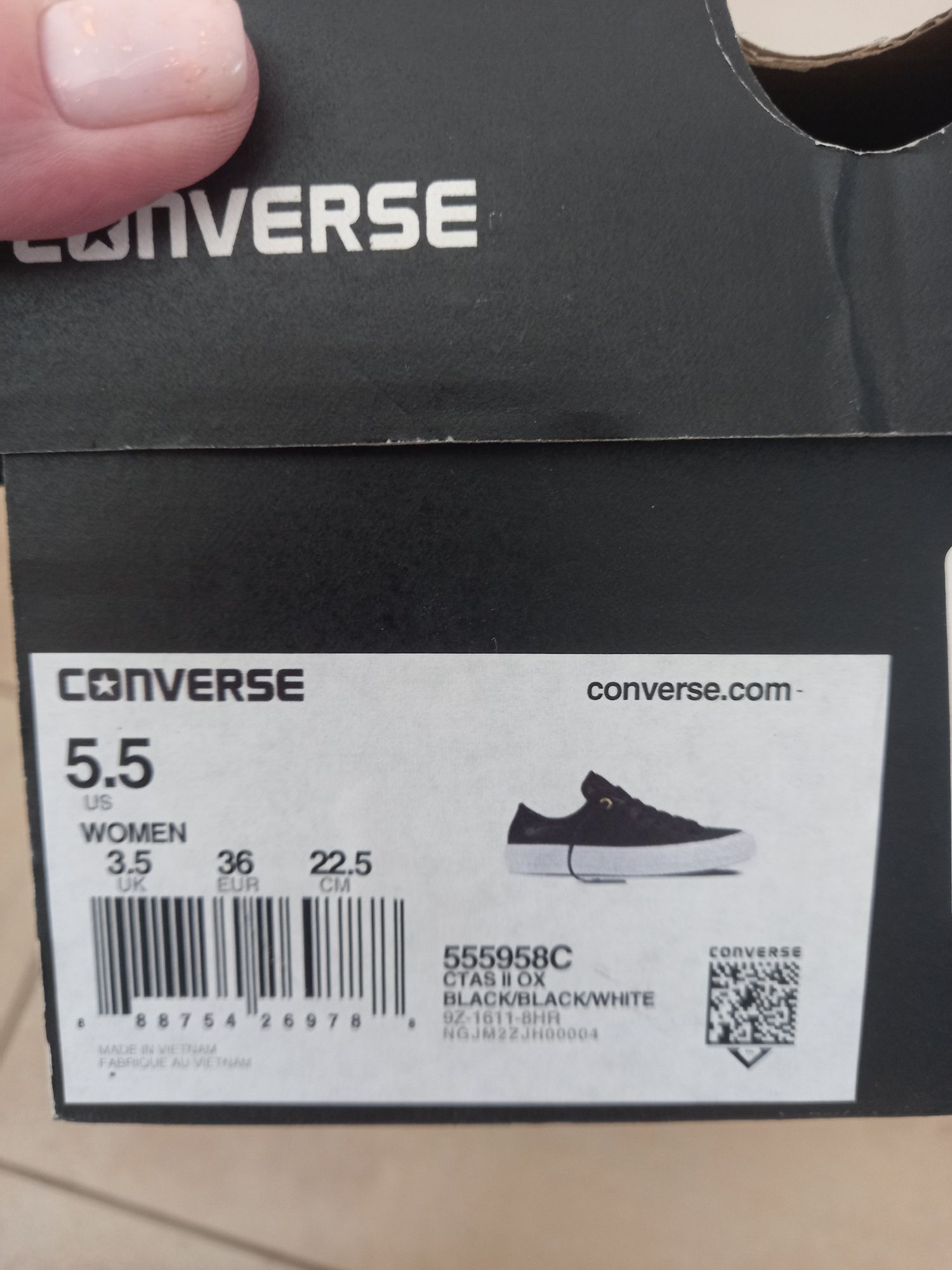 Converse чёрные, б/у.