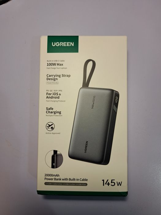 Павербанк новий Ugreen 145w 20000mah