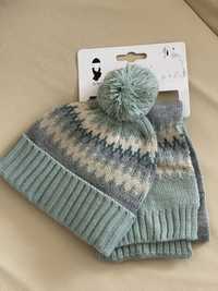 Набір шапка з шарфом TEX baby 0-3 місяці