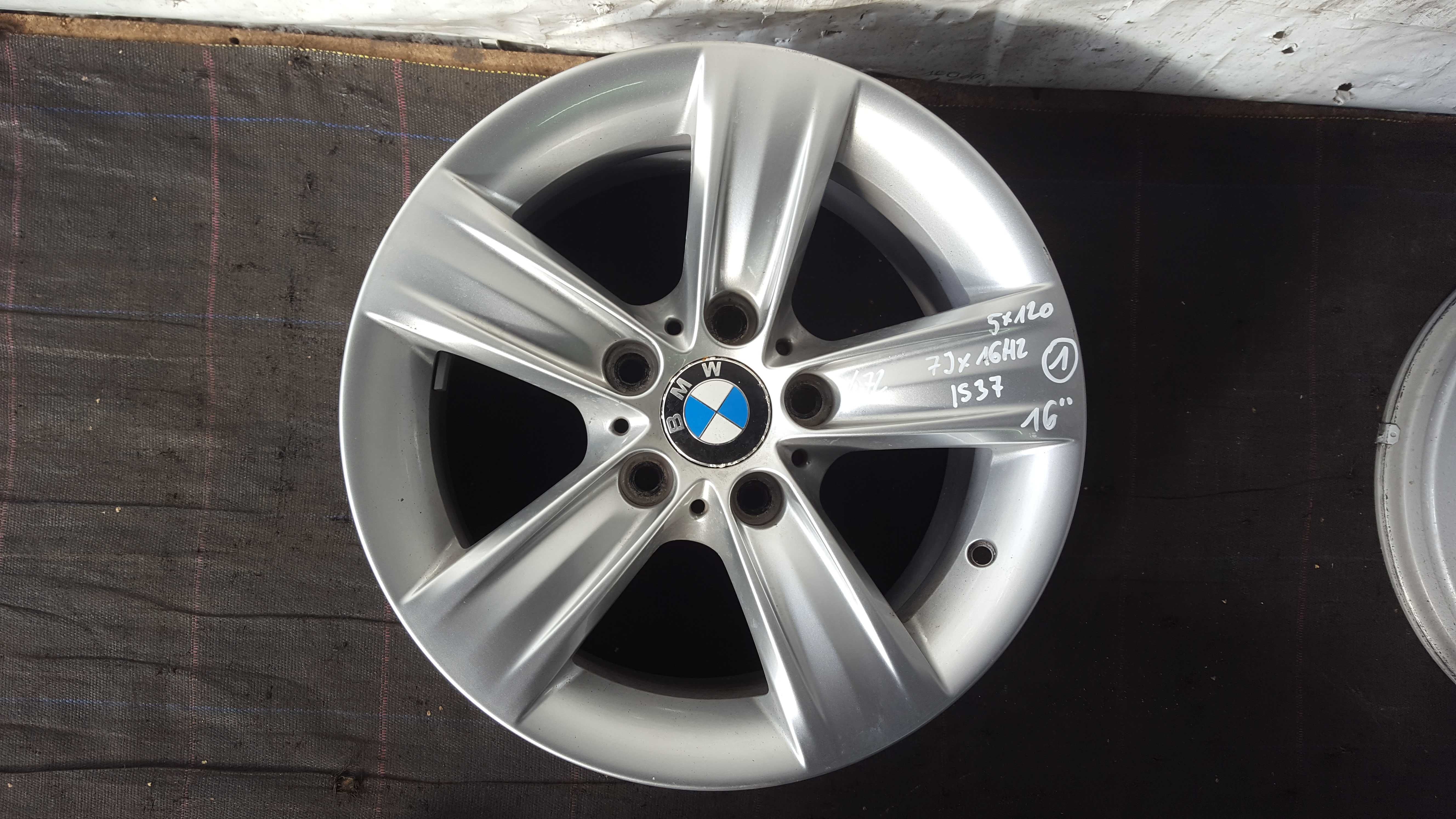 Felgi aluminiowe kpl 5x120 7Jx16cali IS37 BMW E90 E46 E36 E87 F30 F31