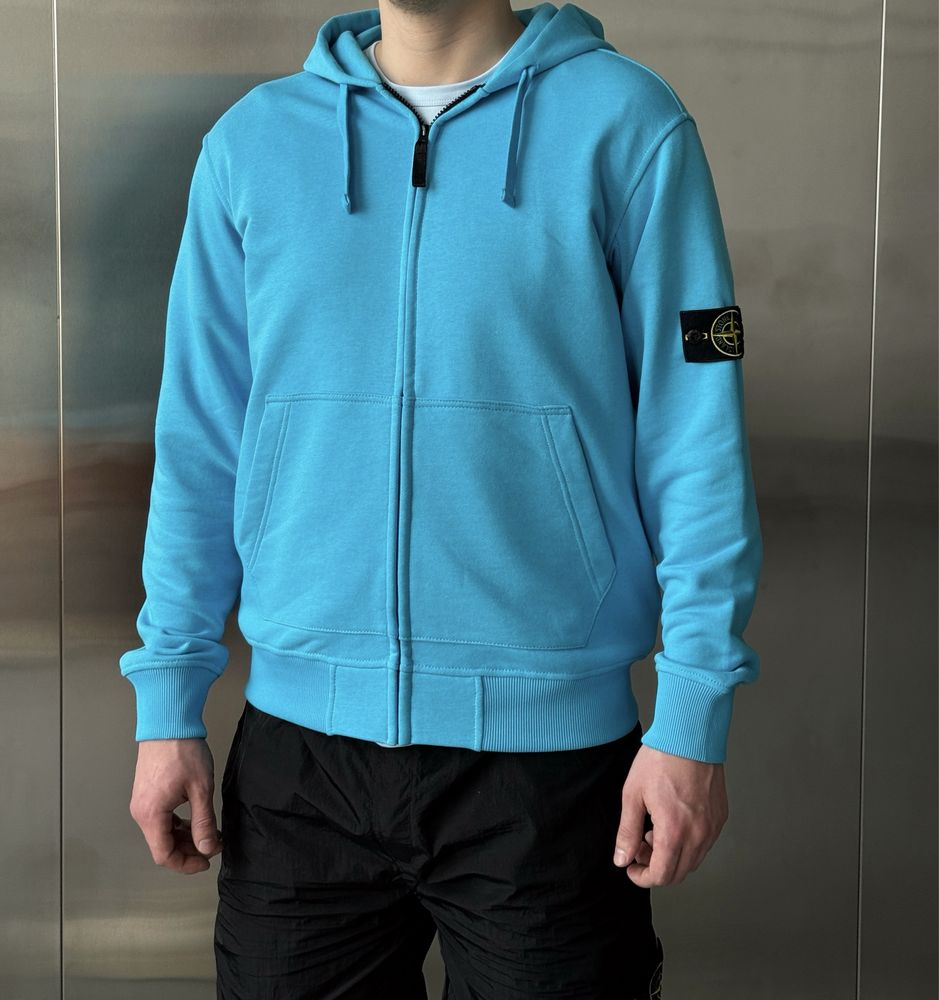 Зіпка Stone Island | Зіп худі Стон Айленд Мʼятний | Зип худи Мужской