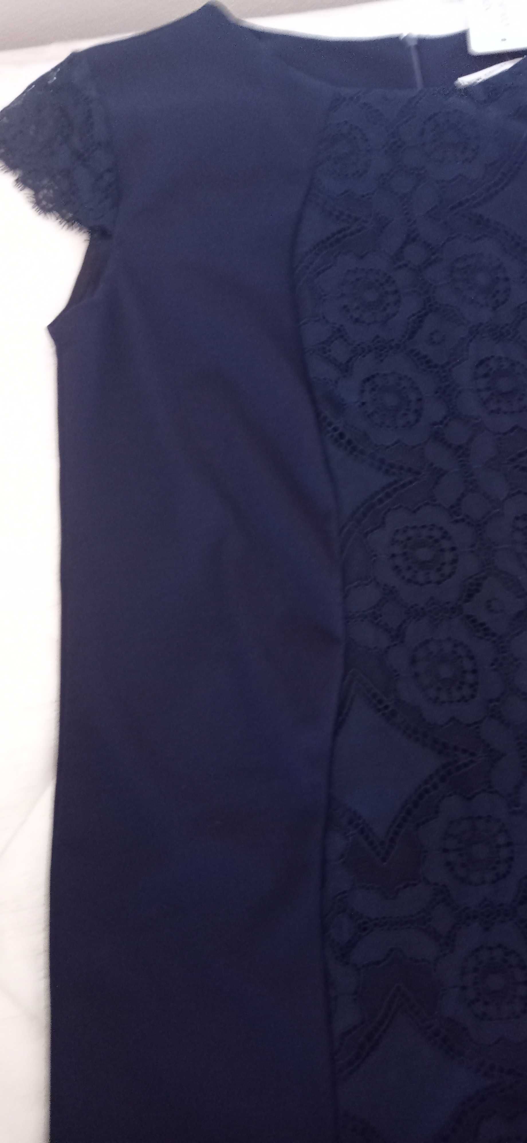 Vestido azul escuro Novo XXL, com etiqueta.