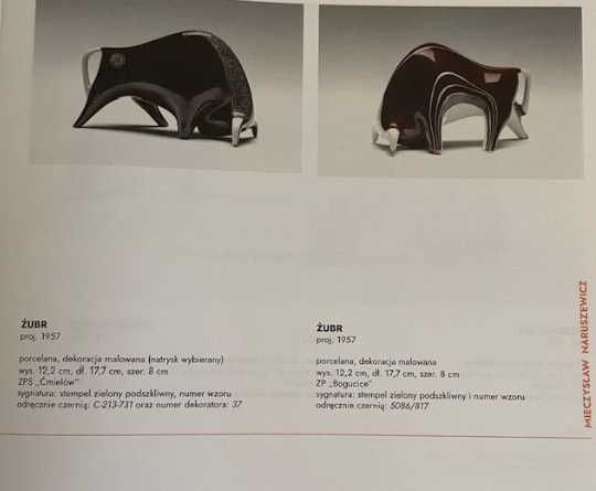 PRL figurki porcelanowe Ćmielów Wawel i inne katalog wystawowy