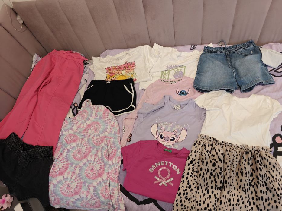 Zestaw ciuszków paka ubrań dziewczynka 8/9lat 134 140cm