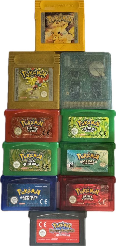 Coleção Pokémon - Gameboy Color/Advance