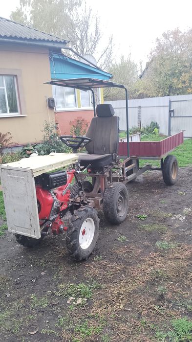 Мінітрактор із мотоблока.