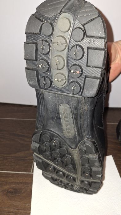 Buty Bates 32,5cm EU47,5/48 Czarne Skóra Antypoślizg.