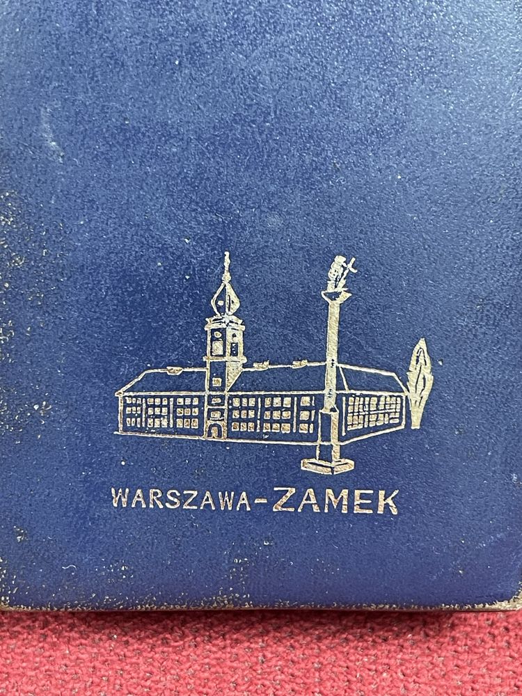 Papierośnica Warszawa Zamek Kolumna  z Prl