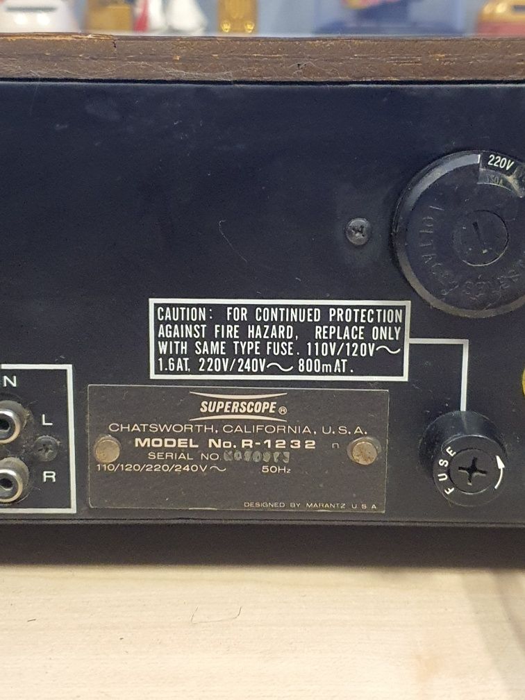 Amplituner SUPERSCOPE by Marantz R-1232 sprawny unikat