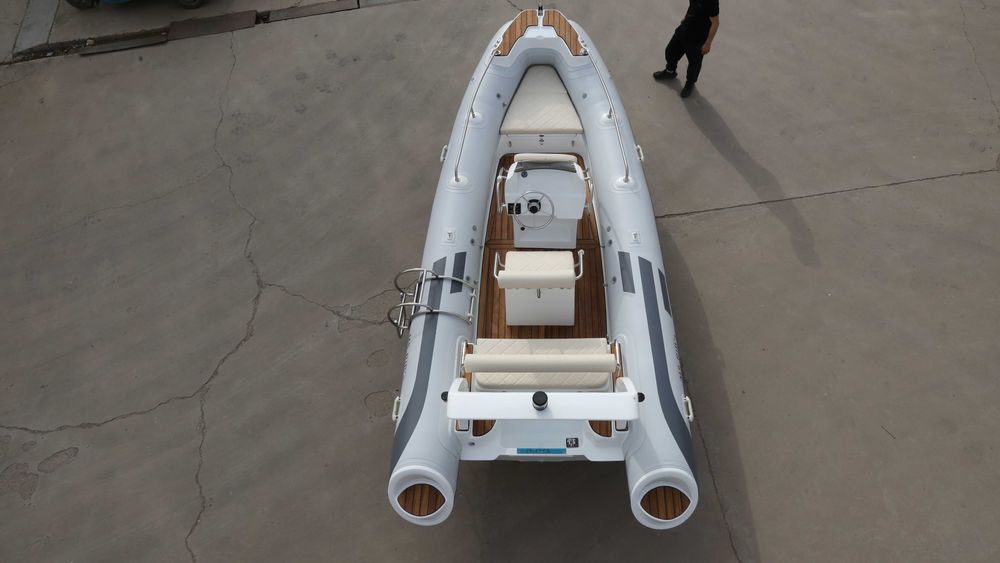 Motorówka, Hypeboat, Łódź, Wędkarska - MS-RIB’s R520B Hypalon