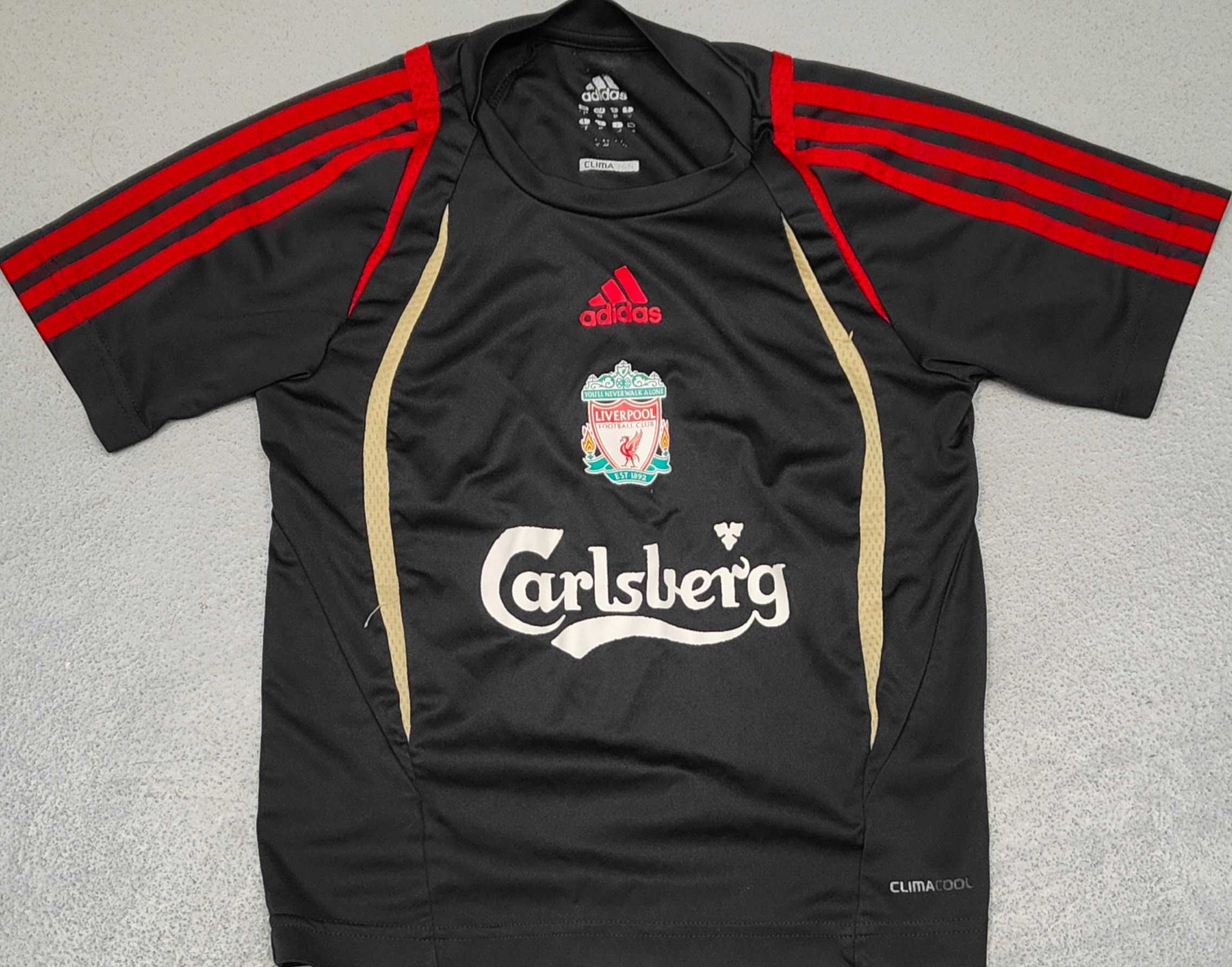 S) LIVERPOOL Adidas oryginalna koszulka klubowa Roz.6L