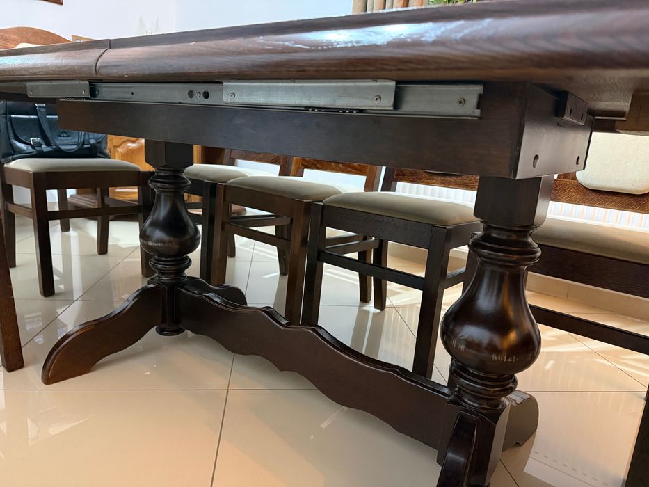 stół dębowy do salonu 220x90