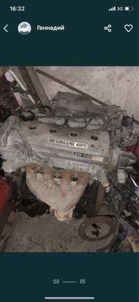 Тойота Карина Е 1,6 двигатель  по запчастям 4A-FE
