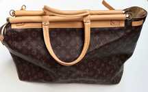Torba Brązowa Podróżna Louis Vuitton Brąz Unisex