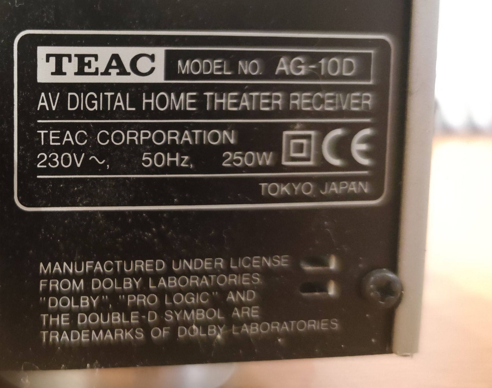 Teac AG 10D wzmacniacz, aplituner