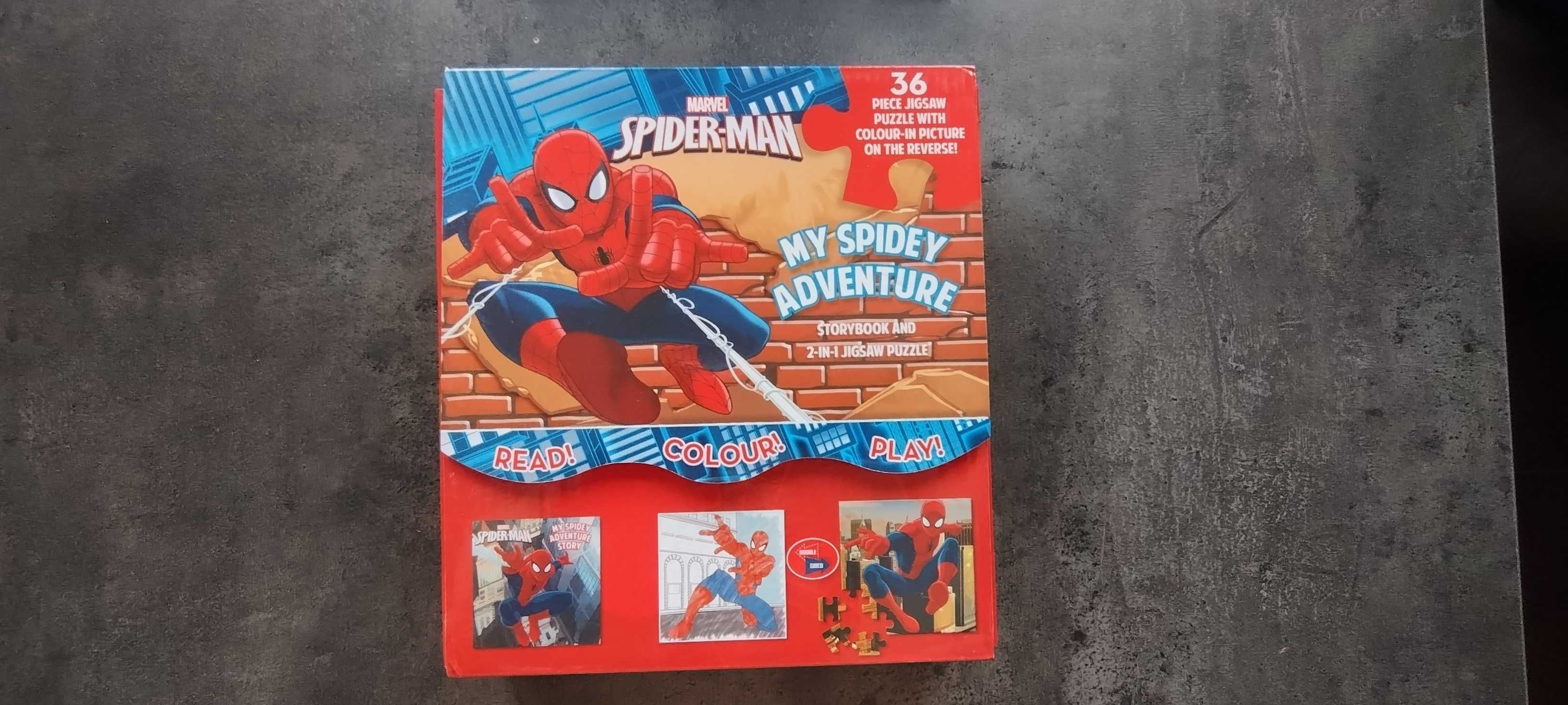 Puzzle Spiderman duże elementy