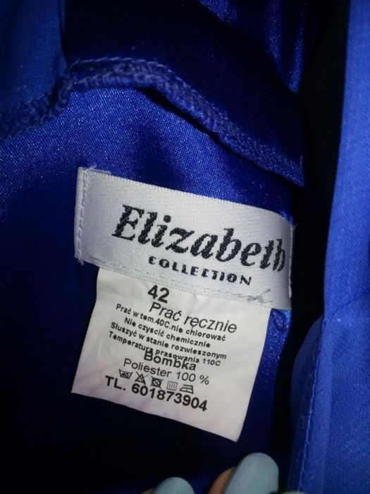 Sukienka Niebieska/modrakowa wesele, ciążowa Stan bdb!