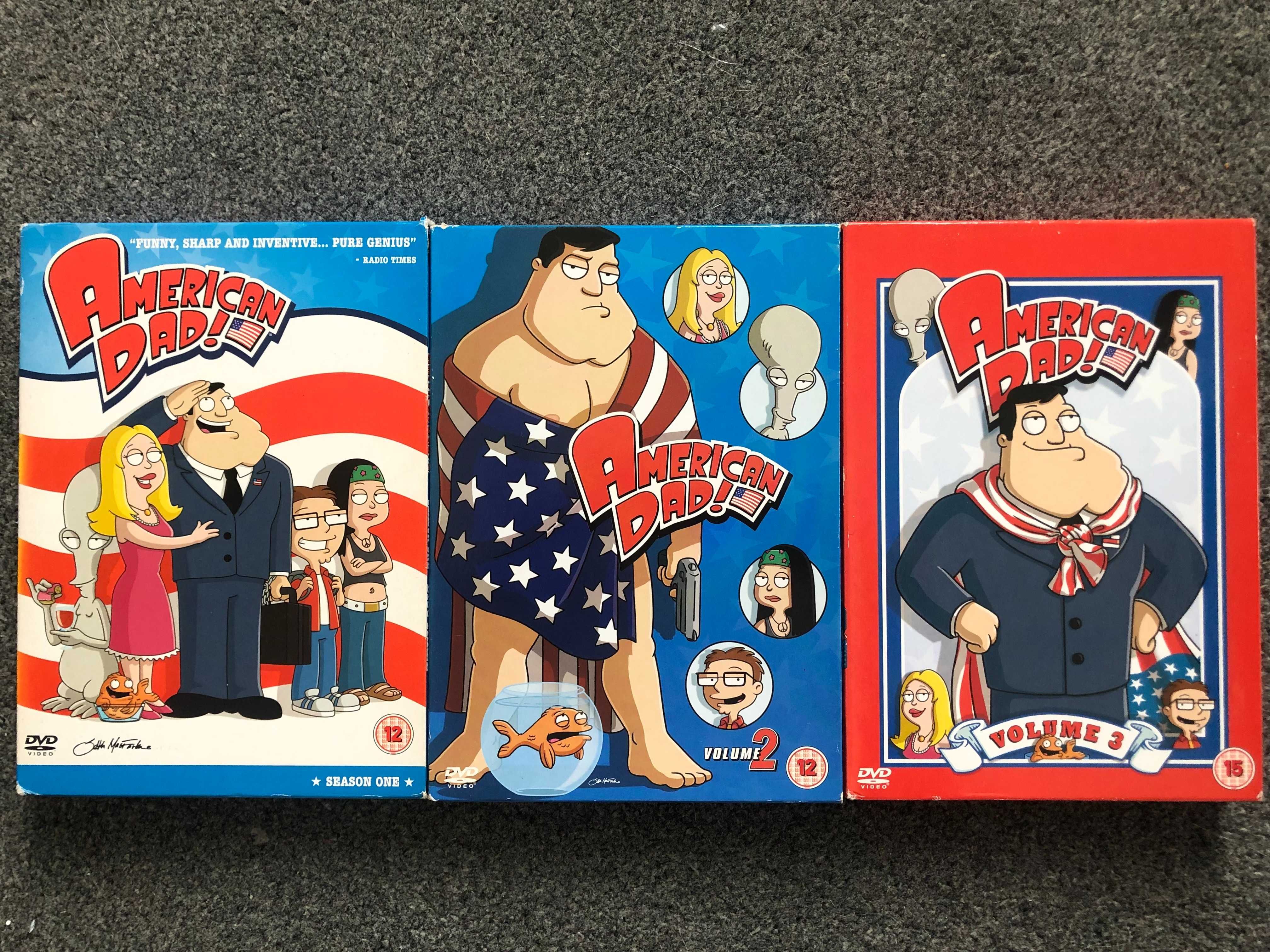 DVD's - The Simpsons, Futurama, Family Guy, American Dad,