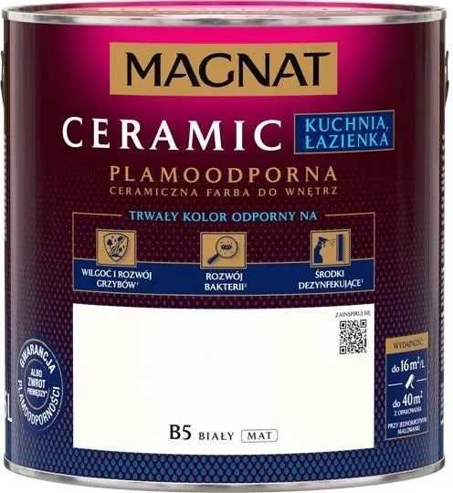 Magnat Ceramic Kuchnia Łazienka 2,5L - B5 BIAŁY