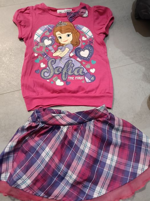 Zestaw koszulka i spódniczka księżniczka Zosia 98