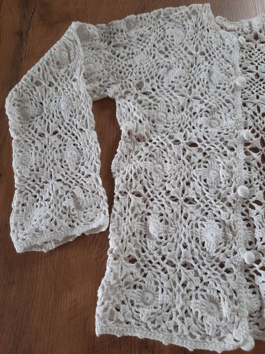 Bluzka top szydełkowy S /M 100 %bawełna