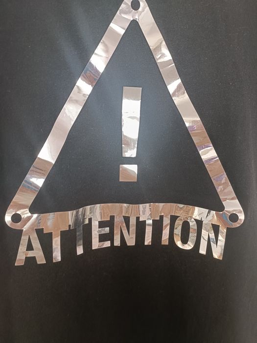 Koszulka t-shirt srebrny napis