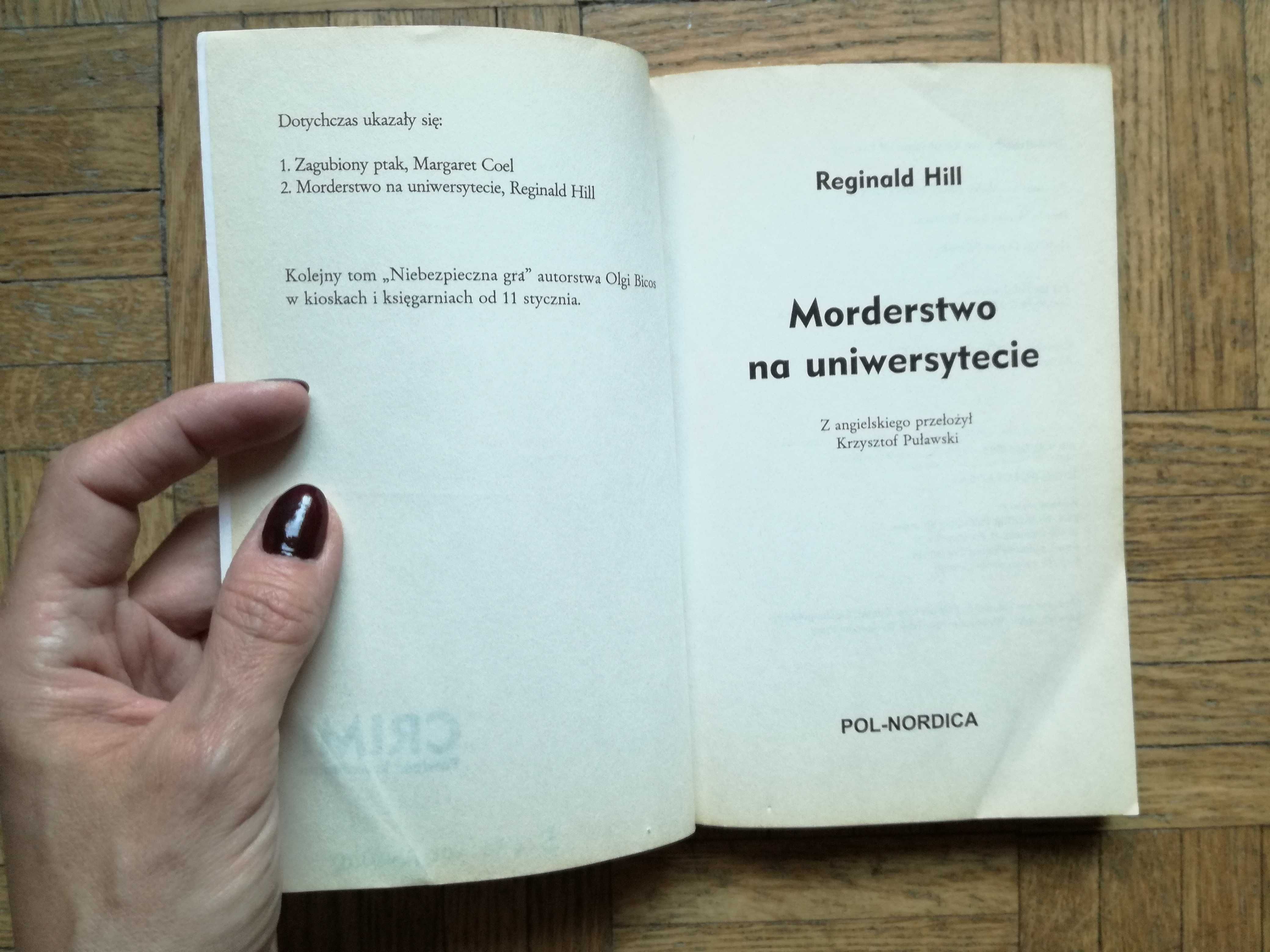 Morderstwo na uniwersytecie, Reginald Hill