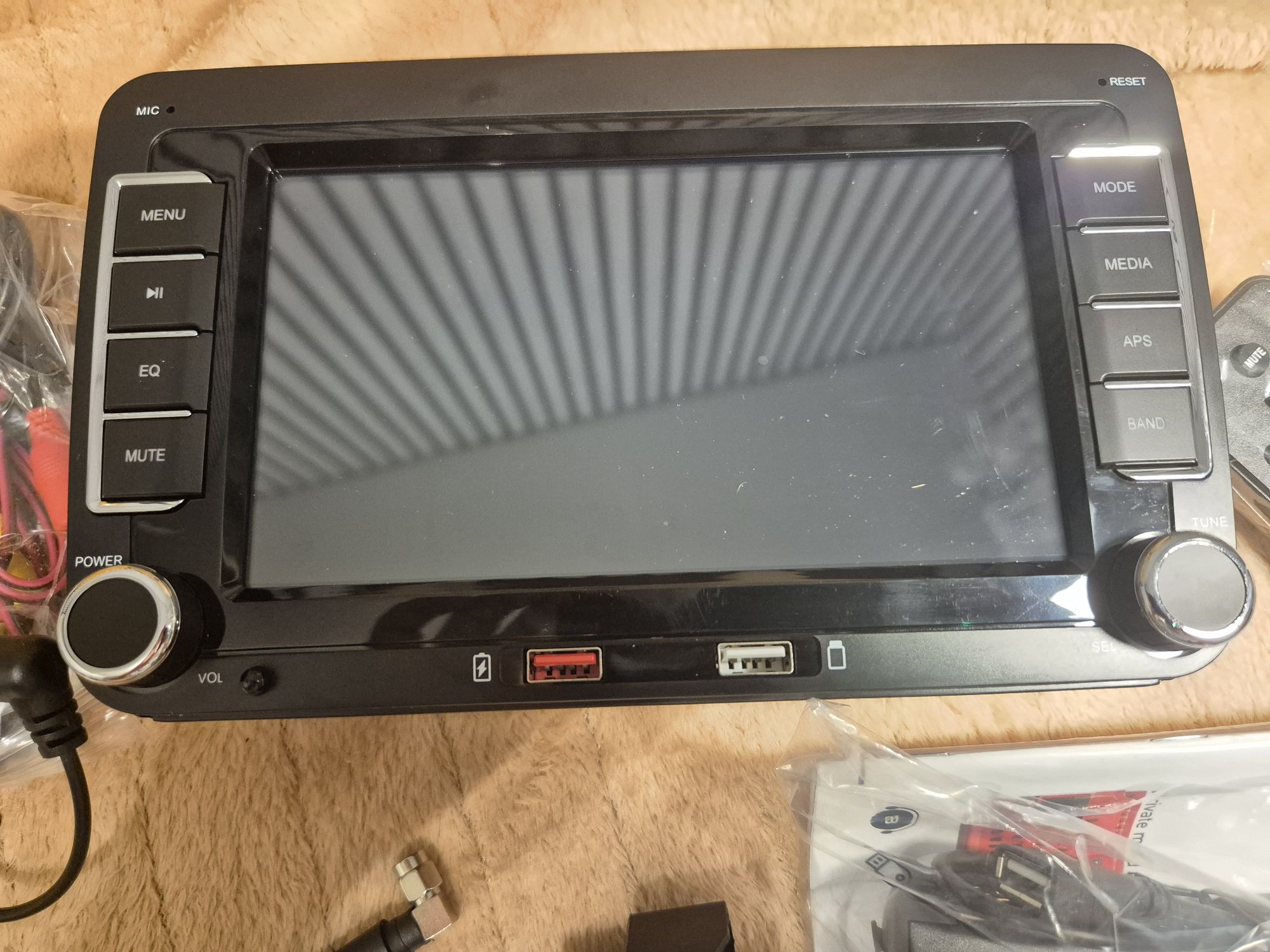 Radio vw Carplay wifi Pl pilot Usb skoda android auto golf seat